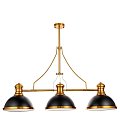 Светильник на штанге Lumina Deco LDP 710-3 BK+MD Ettore