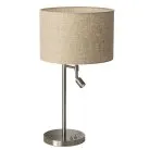 Настольная лампа с бежевым абажуром Citilux CL801011 DUPLET