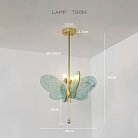 Люстра MOTHS цвет голубой Lampatron 8619-24058