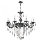 Люстра с хрустальными подвесками Bohemia Ivele Crystal AL79101/8/250 B NB AL7901