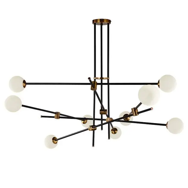 Люстра Delight Collection 9389P/9 black/gold Bistro Globe Люстра Delight Collection 9389P/9 black/gold Bistro Globe