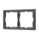 Рамка пластиковая FRM-NOBE-SFPL-2-GR Arlight 054218