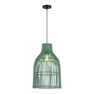 Светильник подвесной Белый/Зеленый E27 1*40W ST-Luce SL1513.503.01 CESTA