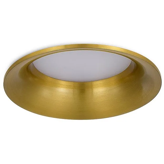 Светильник встраиваемый, под лампу GX53, D105xH33мм, IP20, латунь Donel DN15008R1Br DN15