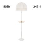 Торшер патина со столиком и бежевым абажуром Citilux CL407921T Базель