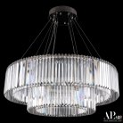 Люстра светодиодная хрустальная APL LED SH09.93.2D.A.Ni.4000 Sicilia