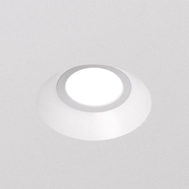 Встраиваемый точечный светильник для натяжных ПВХ потолков Denkirs DK2081-WH INVIZ