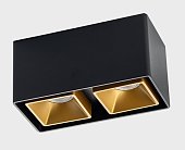 Потолочный светильник ITALLINE FASHION FX2 black + FASHION FXR gold - 2шт.