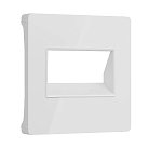 Накладка для двойной розетки Еthernet RJ-45 (белый акрил) Werkel W1191141/ a064026
