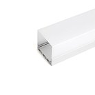 Профиль накладной Feron 48120 42х45мм, алюминиевый, серебро, 2м, CAB268