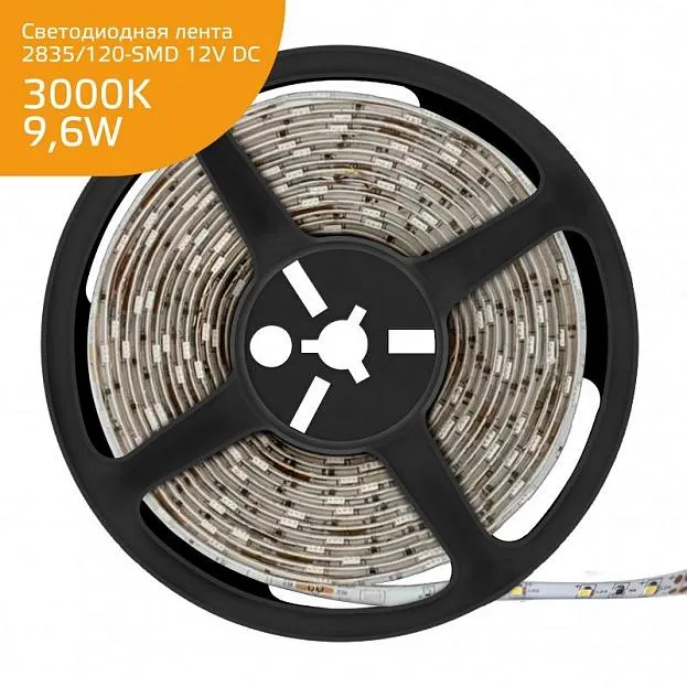 Светодиодная лента Gauss 356000110 9,6W/m 120LED/m 2835SMD теплый белый 5M Светодиодная лента Gauss 356000110 9,6W/m 120LED/m 2835SMD теплый белый 5M