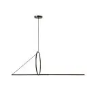 Подвесной светильник iLedex 8075P/S-18W-3000K MBK-WH Zoom