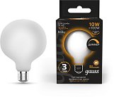 Лампа Gauss 189202110 FILAMENT G95 10W 1070LM 3000К Е27 MILKY