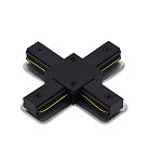 X-образный токопроводящий соединитель для шинопровода, черный, 103х103 мм Donel XС DN01B DN01