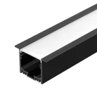 Профиль SL-LINIA49M-F-2000 BLACK (, Алюминий) Arlight 036513