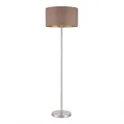 Светильник напольный Никель/Темно-бежевый, Золотистый E27 1*40W Evoluce SLE300575-01 BRESCIA