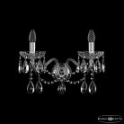 Бра хрустальные Bohemia Ivele Crystal  1413B/2/200/XL Ni