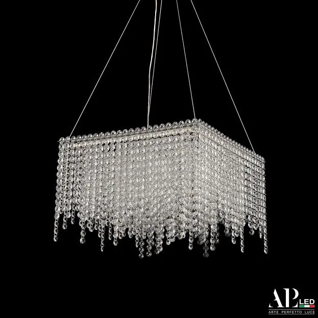 Люстра светодиодная хрустальная APL LED SH03.40.B.Ni.4000 Sicilia Люстра светодиодная хрустальная APL LED SH03.40.B.Ni.4000 Sicilia