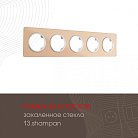Рамка на 5 постов 502.13-5.shampan Arte Milano am