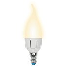 Лампочка светодиодная Uniel LED-CW37 7W/WW/E14/FR PLP01WH картон