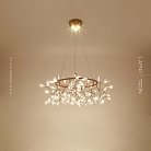 Кольцевые люстры и светильники LEAVES R Ø 80 см (108 LED). С подсветкой в чаше. Lampatron 2163-3741