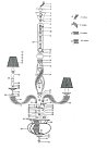 Подвесная люстра Osgona 702104 Alveare