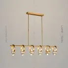 Реечный, рядный светильник ADONICA LONG Модель B (12 ламп). Lampatron 3762-9360