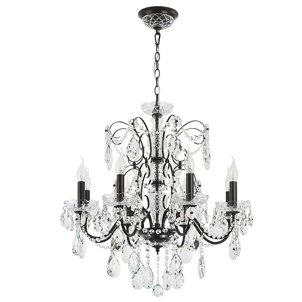 Подвесная люстра Crystal Lux Odelis SP8 Brown Подвесная люстра Crystal Lux Odelis SP8 Brown