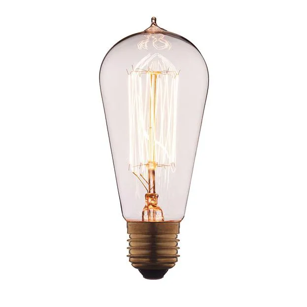 Лампа накаливания Loft It 6460-SC E27 60W колба прозрачная Edison Bulb