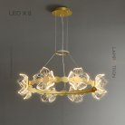 Кольцевые люстры и светильники MIMOSA 8 ламп Lampatron 5115-13081