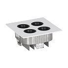 Встраиваемый светодиодный светильник литой алюминий, матово-белое RAL 9016, черный о Eglo 68191 MIZATA