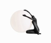 Настольная лампа черный Kink Light 07635-1T,19 Полли