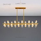 Реечный, рядный светильник SELMER LONG 40 ламп Lampatron 7657-21425