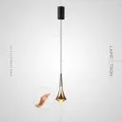 Подвесной светильник CAI C Плафон золото. Сенсорное включение. Теплый свет Lampatron 7006-19373