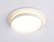 Встраиваемый светильник Ambrella light TN5214 WH белый GX53 max 15W D105*40