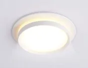 Встраиваемый светильник Ambrella light TN5214 WH белый GX53 max 15W D105*40