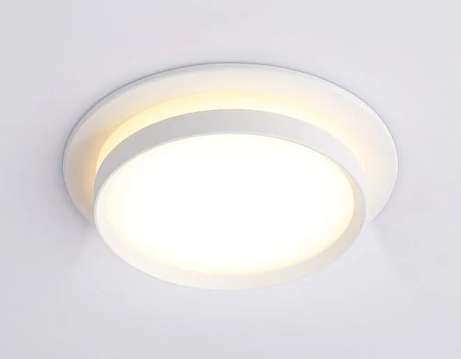 Встраиваемый светильник Ambrella light TN5214 WH белый GX53 max 15W D105*40 Встраиваемый светильник Ambrella light TN5214 WH белый GX53 max 15W D105*40