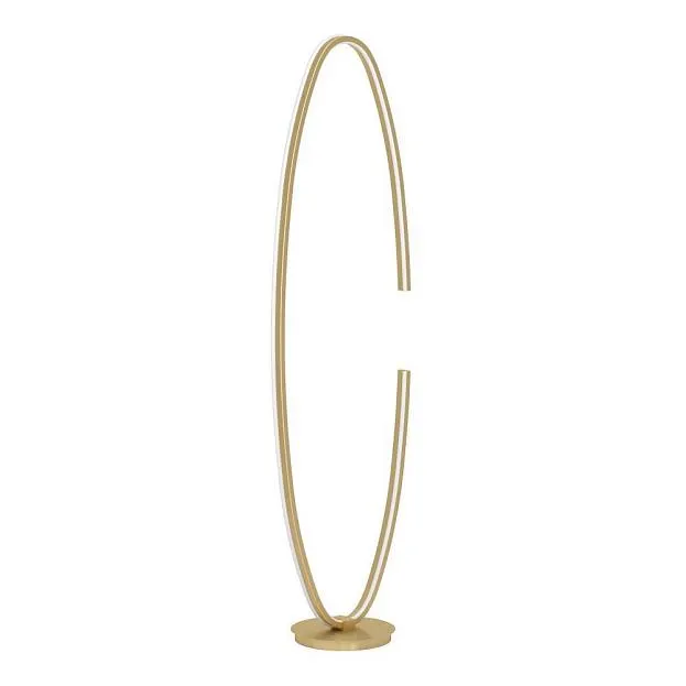 Светодиодный торшер 20W(LED) ,2200-6500K, 3500lm, сталь, золотой, белый Eglo 390491 BOGADO