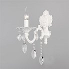 Бра Eurosvet 10108/1 белый/прозрачный хрусталь Strotskis a045450 Veletta