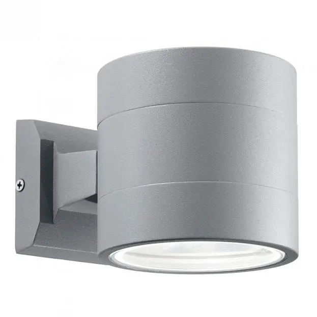 Уличный настенный светильник Ideal Lux 061474 SNIF GRIGIO Уличный настенный светильник Ideal Lux 061474 SNIF GRIGIO