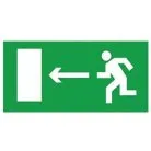 Наклейка самоклеющаяся на светильник Uniel UFS-ULW-K25 ВЫХОД НАЛЕВО