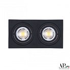 Светильник встраиваемый APL LED 3322.TCH111/2S/BK Ingrid