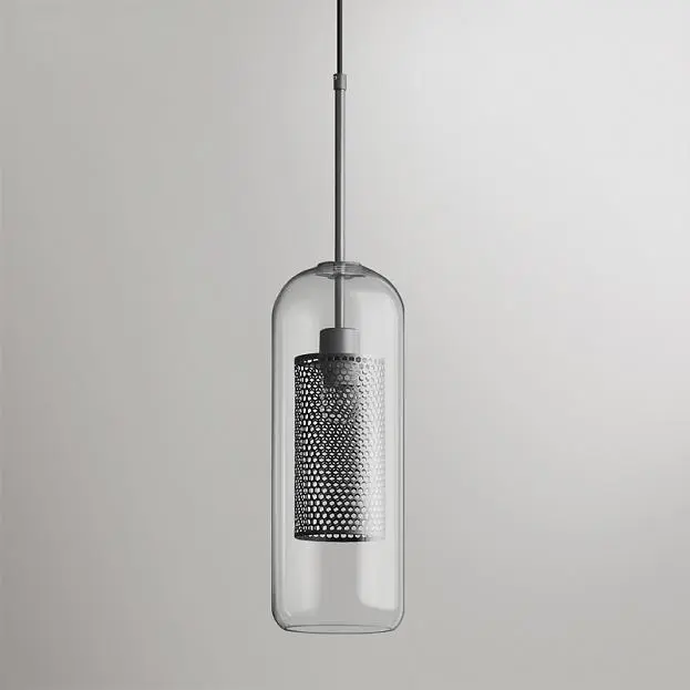 Подвесной светильник CATCH F Cylinder L. Цвет серебро. Lampatron 996-298 Подвесной светильник CATCH F Cylinder L. Цвет серебро. Lampatron 996-298