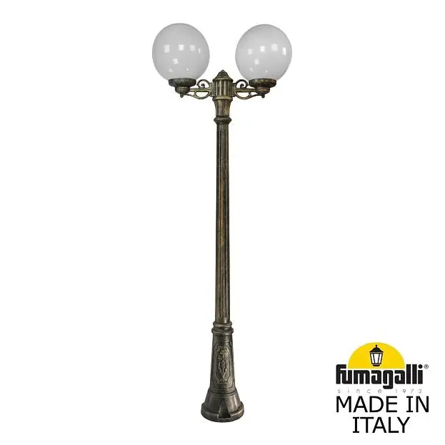 Садово-парковый фонарь FUMAGALLI G30.156.S20.BYF1R GIGI BISSO/G300 2L GLOBE 300 Садово-парковый фонарь FUMAGALLI G30.156.S20.BYF1R GIGI BISSO/G300 2L GLOBE 300