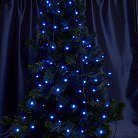 Светодиодная гирлянда линейная 40м +3м 230V синий c питанием от сети зеленый шнур Feron 32318 CL07