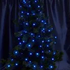 Светодиодная гирлянда линейная 40м +3м 230V синий c питанием от сети зеленый шнур Feron 32318 CL07