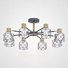 Потолочная люстра CORF B3 Gray 8 lamps ImperiumLoft 189493-26 CORF-B01