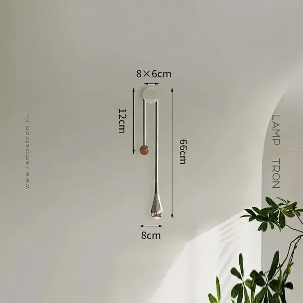 Бра JUBE WALL Хром+Коричневый. Тип В. Теплый свет Lampatron 8393-22994 Бра JUBE WALL Хром+Коричневый. Тип В. Теплый свет Lampatron 8393-22994