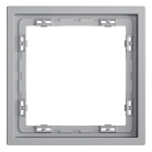 Рамка пластиковая на 1 пост, (серый) Voltum VLS100116 S70