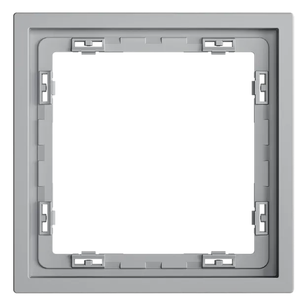 Рамка пластиковая на 1 пост, (серый) Voltum VLS100116 S70